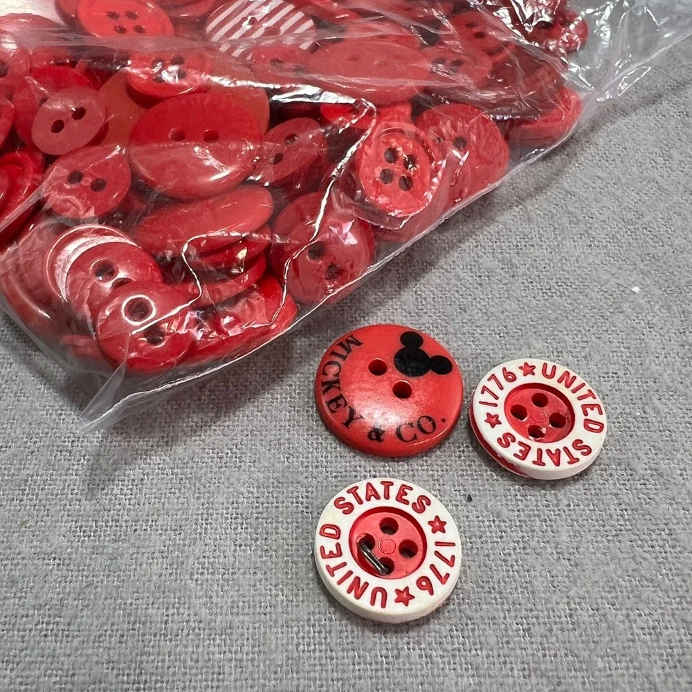 3 Lbs Vintage Button Lot Color Sorted Estate Find 1930s-Modern Bulk Sewing Craft